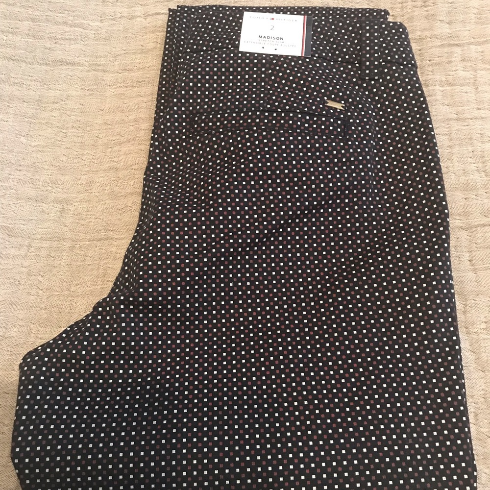 Tommy Hilfiger Madison Stretch Slim Dress Pants
